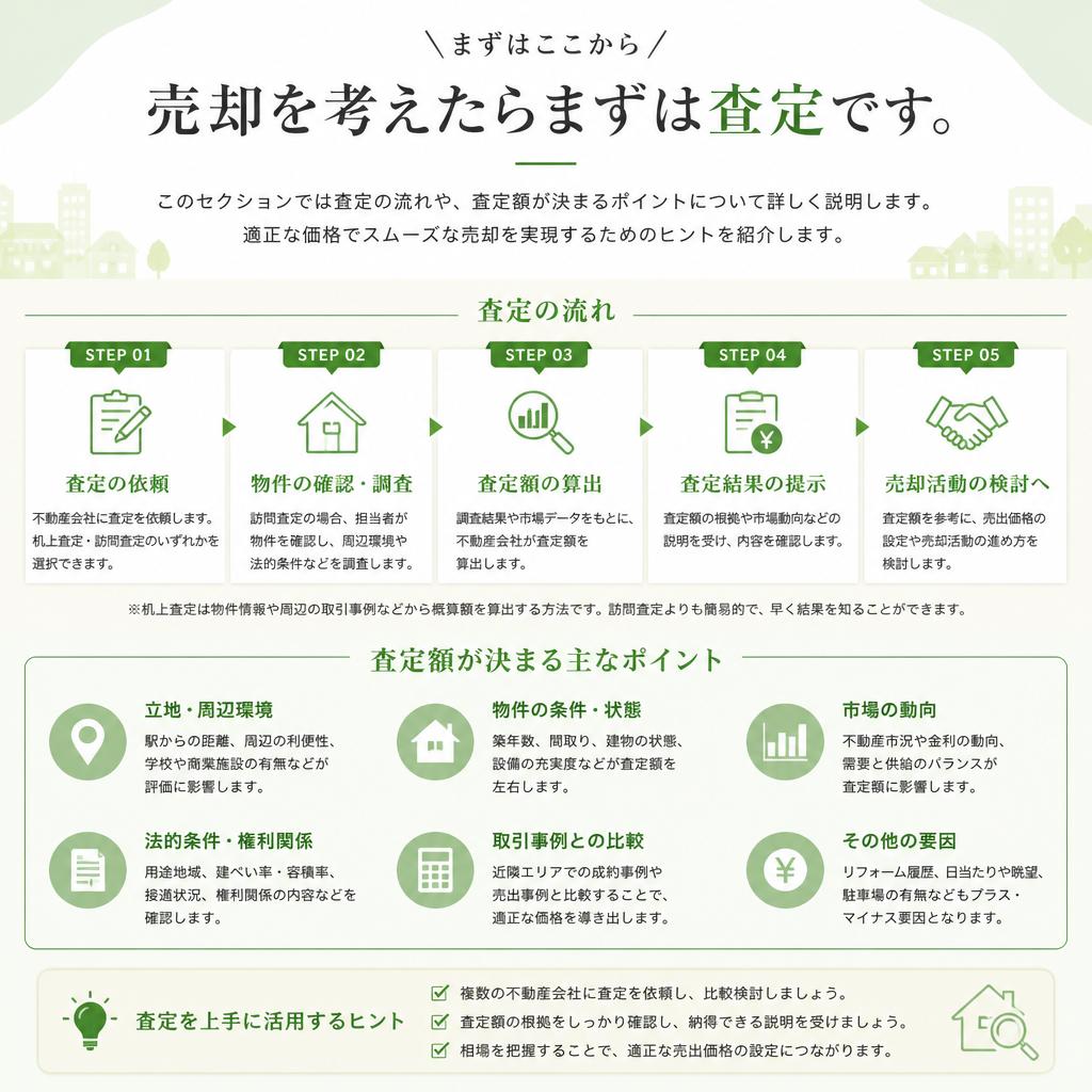 実家の査定とそのプロセス