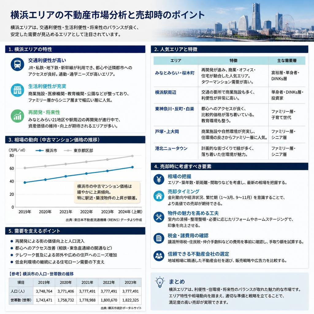 横浜の不動産市場を知る