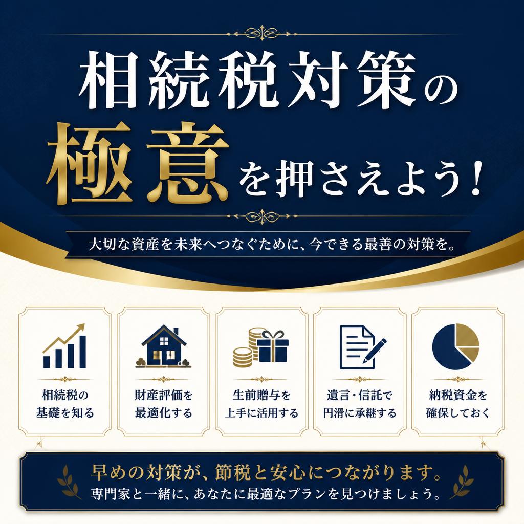 相続税対策の極意を押さえよう！