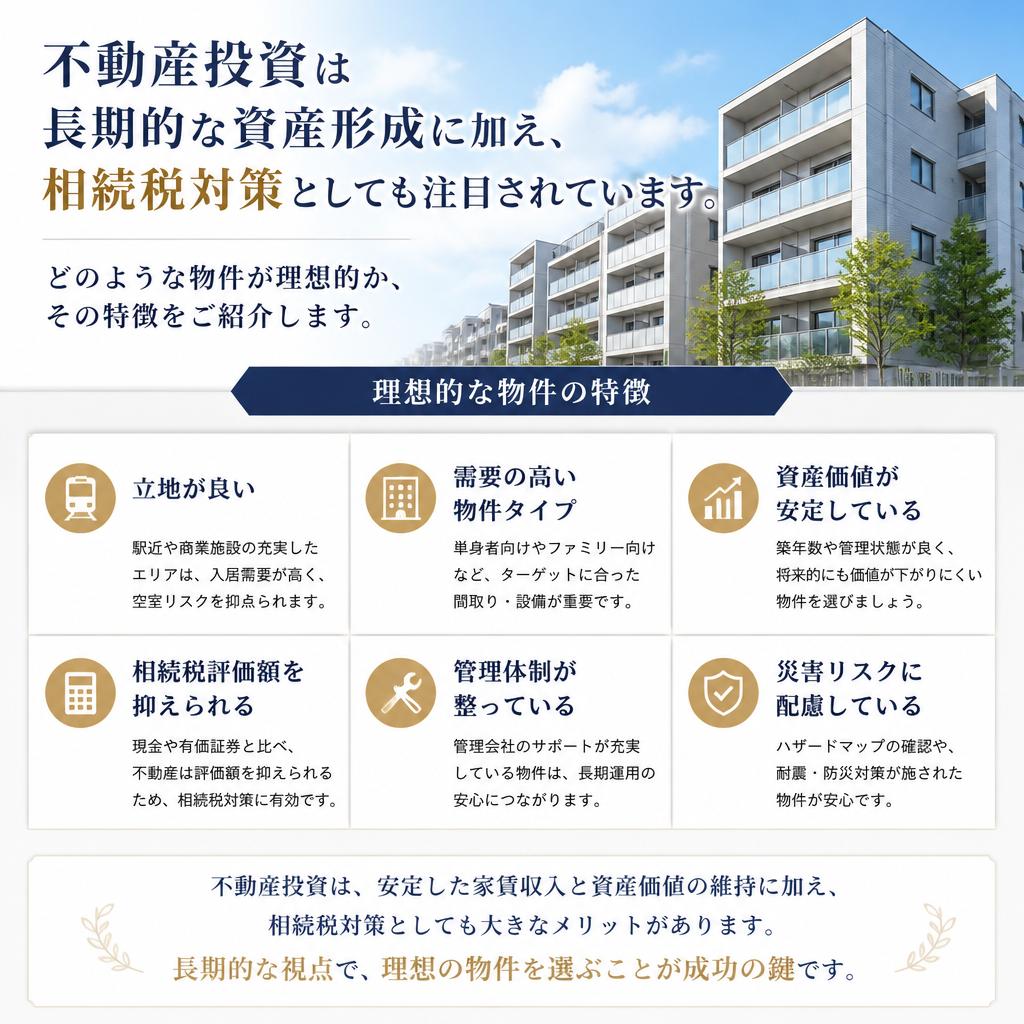 不動産投資を利用した相続税対策