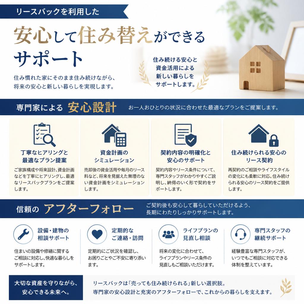4. 安心の住み替えを実現するサポート体制