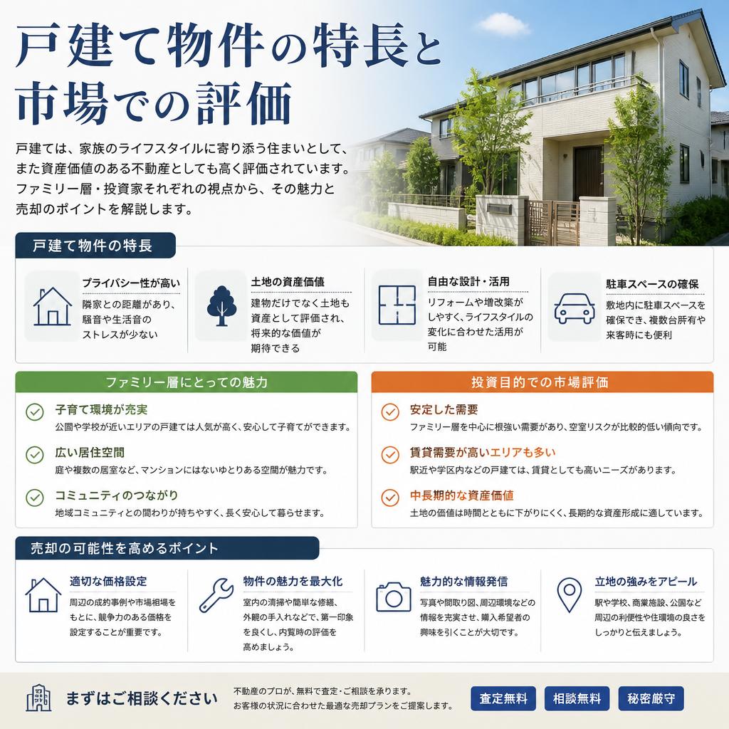 戸建てのメリットと魅力