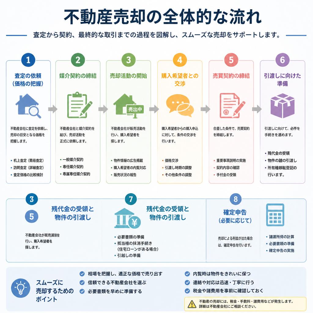 不動産売却の流れ