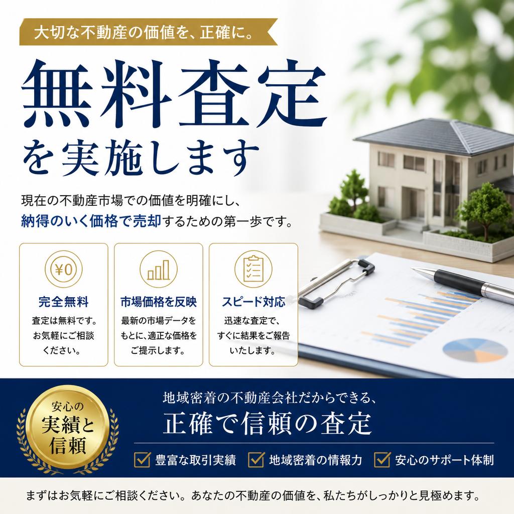 無料の不動産査定で市場価値を把握
