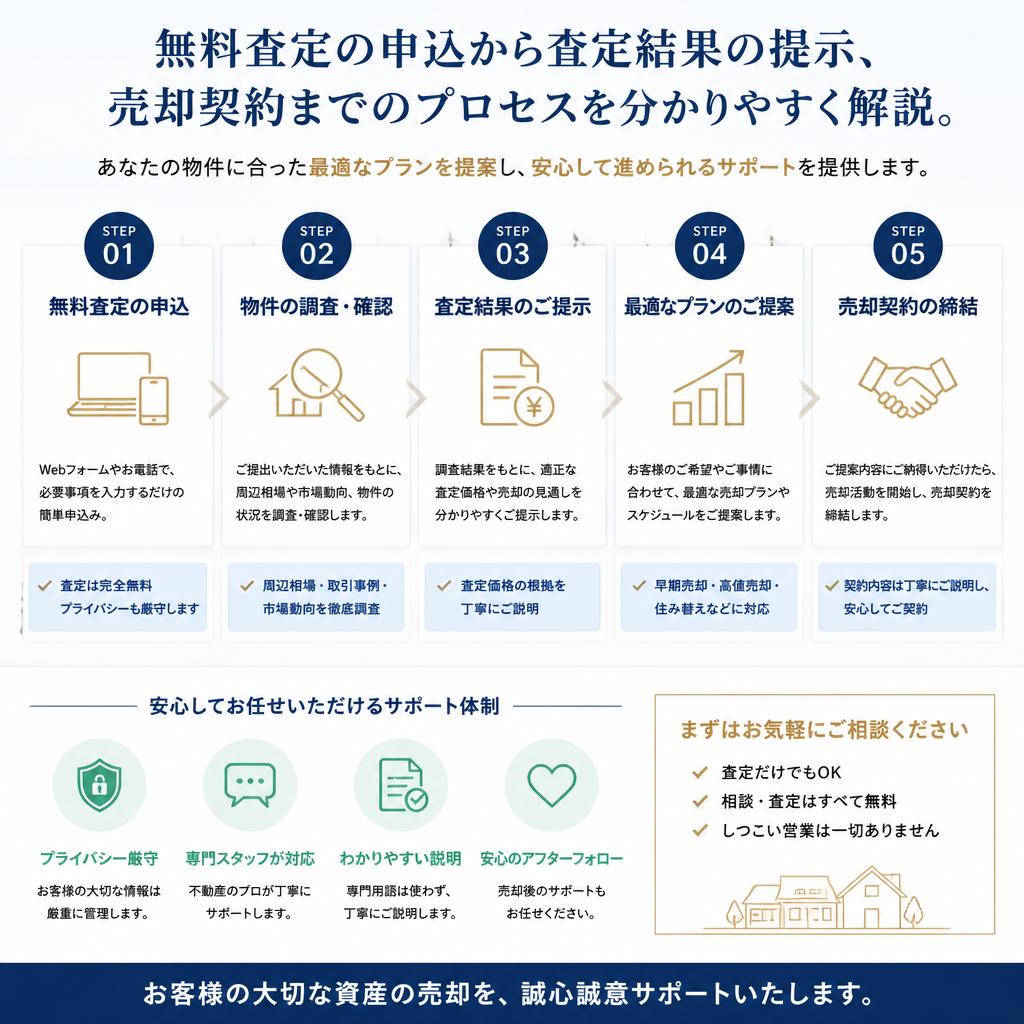 売却査定の流れ